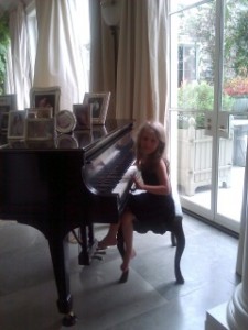 Camryn at the piano